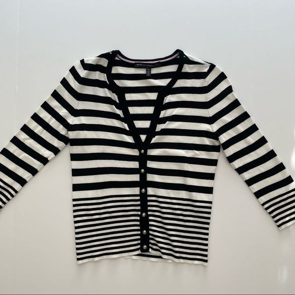 [white house black market] stripe cardigan - Picture 8 of 15